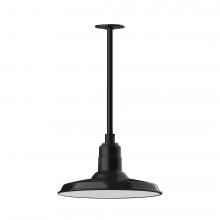  STA183-41-W14-L13 - Warehouse 14" LED Pendant, stem mount