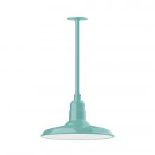  STA183-48-W14-L13 - Warehouse 14" LED Pendant, stem mount