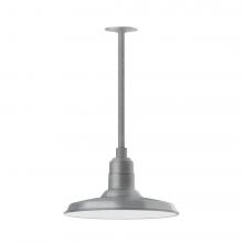  STA183-49-W14-L13 - Warehouse 14" LED Pendant, stem mount