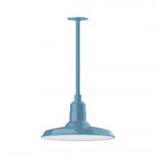  STA183-54-W14-L13 - Warehouse 14" LED Pendant, stem mount