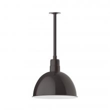  STB117-51-L13 - Deep Bowl 16" LED Pendant, stem mount