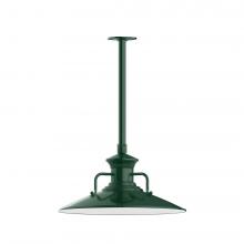 Montclair Light Works STB143-42-L13 - Homestead 18" LED Pendant, stem mount