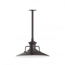 Montclair Light Works STB143-51-L13 - Homestead 18" LED Pendant, stem mount