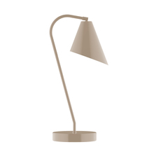 Montclair Light Works TLC415-18 - 23" Jasmine Table Lamp, Clay