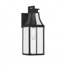  5-605-BK - Emery 1-Light Outdoor Wall Lantern in Matte Black