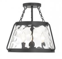  6-1802-3-89 - Crawford 3-Light Ceiling Light in Matte Black