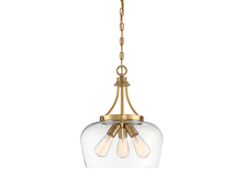  7-4034-3-322 - Octave 3-Light Pendant in Warm Brass