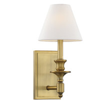  9-0700-1-322 - Washburn 1-Light Wall Sconce in Warm Brass