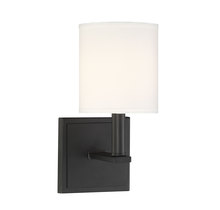  9-1200-1-89 - Waverly 1-Light Wall Sconce in Matte Black