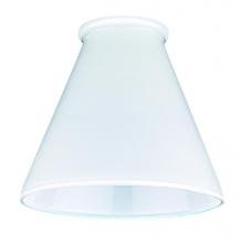  G3976 - CASED WH CONE GAS SHADE