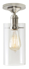  CL179CRSNRT6B - Ceiling Retro Cylinder Clear Satin Nickel E26 Retro Bulb 60W