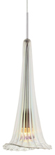  PD103CRSNN3M - Pendant Calla Lilly Clear Satin Nickel MR11 Halogen 35W Monopoint Canopy