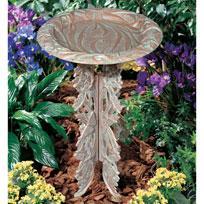 Whitehall 00197 - BUTTERFLY PEDESTAL COPPER VERDI