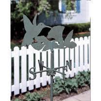 Whitehall 00228 - HUMMINGBIRD GARDEN WEATHERVANE BLACK