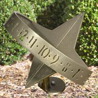  01268 - SUN CLOCK SUNDIAL FRENCH BRONZE