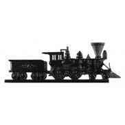 Whitehall 02998 - 30" LOCOMOTIVE WEATHERVANE GARDEN BLACK
