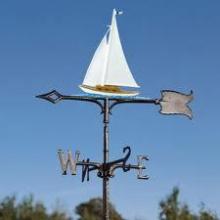  03032 - 30" SAILBOAT WEATHERVANE ROOFTOP COLOR