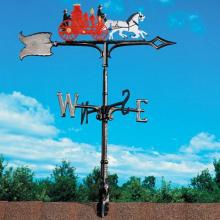 Whitehall 03060 - 30" FIRE WAGON WEATHERVANE ROOFTOP COLOR