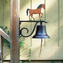  04017 - LARGE BELL WITH HORSE COLOR