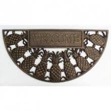 Whitehall 05023 - WELCOME PINEAPPLE MAT FRENCH BRONZE