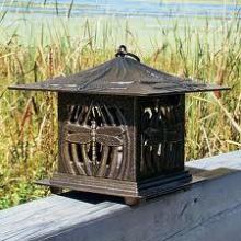  30119 - DRAGONFLY TEAN LANTERN FRENCH BRONZE