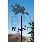 Whitehall 45098 - CHERUB GARDEN WEATHERVANE VERDIGRIS