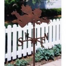 Whitehall 45121 - CHERUB GARDEN WEATHERVANE RUST