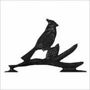 Whitehall 65332 - 30" CARDINAL WEATHERVANE GARDEN BLACK