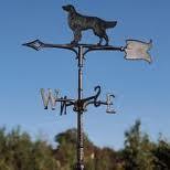 Whitehall 65347 - 30" GOLDEN RETRIEVER WEATHERVANE GARDEN BLACK