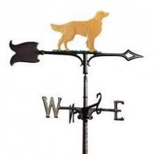  65420 - 30" GOLDEN RETRIEVER WEATHERVANE GARDEN COLOR