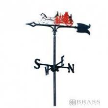  65448 - 30" FIRE WAGON WEATHERVANE GARDEN COLOR