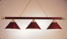 Hi-Lite MFG Co. H-B-10-83-D-BURGANDY - 3-LITE BILLIARD LIGHT