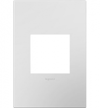  AWP1G2PW4 - Adorne® Powder White One-Gang Screwless Wall Plate with Microban®