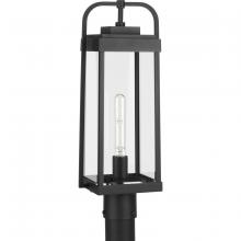  P540090-031 - Walcott One-Light Textured Black Modern Farmhouse Outdoor Post Lantern