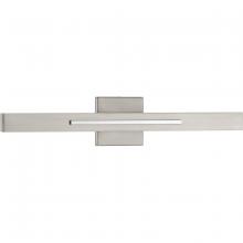  P710052-009-30 - Planck LED Collection Two-Light LED Wall Sconce, Brushed Nickel Finish