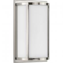  P710111-009 - Parkhurst Collection Two-Light Brushed Nickel Etched Glass New Traditional Wall Sconce