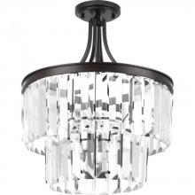  P2326-20 - Glimmer Collection Three-Light 19" Semi-Flush Convertible