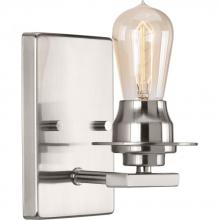 Progress P300008-009 - Debut Collection One-Light Brushed Nickel Farmhouse Bath Vanity Light