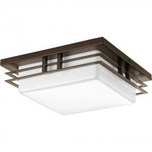  P3447-2030K9 - Helm Collection One-Light 11" LED Flush Mount