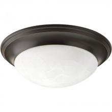  P3688-20 - One-Light Alabaster Glass 11-1/2" Close-to-Ceiling