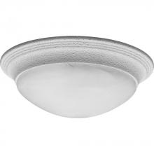  P3689-30 - Two-Light Alabaster Glass 14" Close-to-Ceiling
