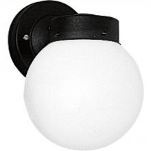  P5604-31 - One-Light 6" Glass Globe Outdoor Wall Lantern
