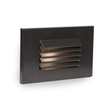  4051-30BZ - LED Low Voltage Horizontal Louvered Step and Wall Light