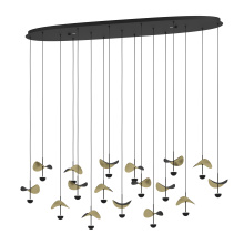 Eglo 390343A - Dracera - 17 LT Linear Pendant