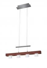  3097-15 - Burlington LED 4 Light Adjustable Pendant