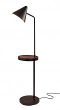  3690-01 - Oliver Wireless Charging Task Shelf Floor Lamp