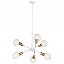  43095WH - Chandelier 6Lt