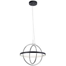  84161 - Arvo™ Small LED Orb Chandelier Matte Black