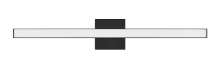 Craftmade 10130FB-LED - Trim 1 Light 30" LED Vanity in Flat Black