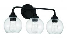  56203-FB - Glenda 3 Light Vanity in Flat Black